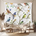 thumbnail image 2 of Bird Leaf Small Tapestry for Bedroom Wall Hanging Tapestry, Spring Summer Tree Branch Farmhouse Retro Ceiling Backdrop Tapestries Poster Blanket Wall Decor for Teens Room Living Room Dorm 23" x 28", 2 of 8