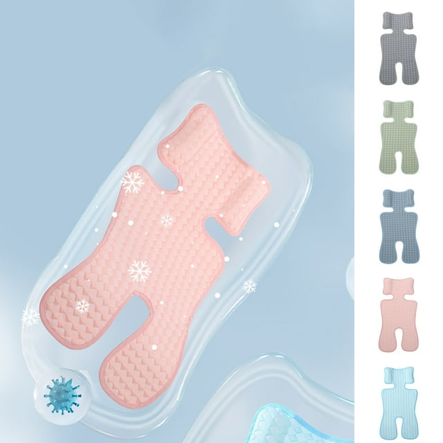 Cojín de asiento fresco para la alfombra del carrito | ICE MAX Tech • Malla transpirable • Ajuste universal 70x34cm • Absorbe el sudor • Almohadilla refrescante blanda de doble cara para viajes