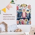 thumbnail image 6 of Acrylic Writing Board Gold 12.5*9 Inch Clipboards Transparent Acrylic Material Suitable For Office Classroom Teachers Fashion Bloggers Stationery Enthusiasts Three Owls, 6 of 9