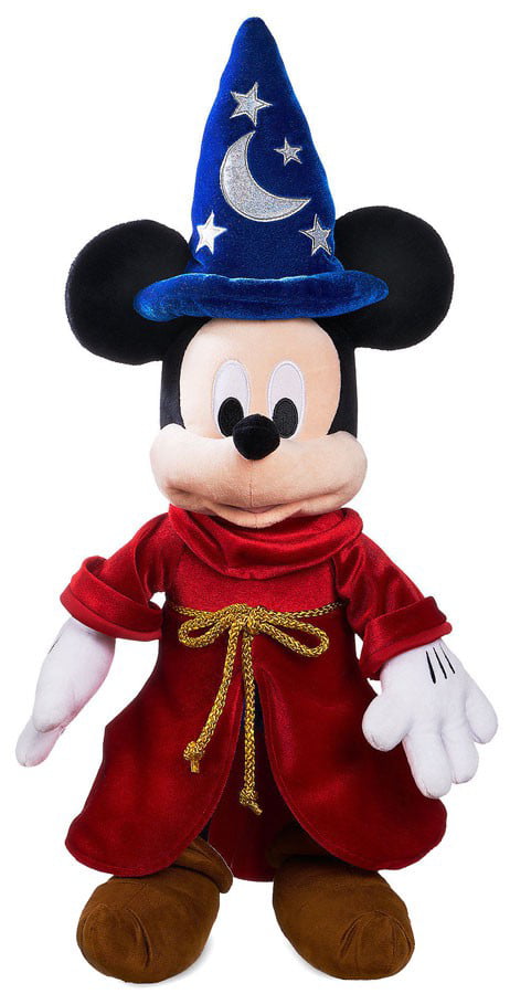 Disney Store Fantasia Sorcerer Mickey Mouse Plush Large Size 24" NWT 