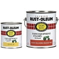 Rust-Oleum Farm & Implement Enamel Paint - Low Gloss Black, Gallon, 2-Pack For Tractors, Trailers & Equipment
