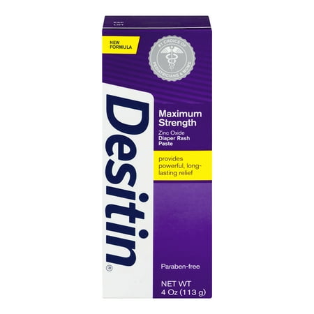 Desitin Maximum Strength Original Diaper Rash Paste, 4 oz.