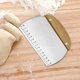 thumbnail image 1 of Cortador de masa de acero inoxidable, rascador de masa Cuchillo para masa Mango de madera con escala de medición para hacer pasteles de pan ZefeiWu 8390611584214, 1 of 1