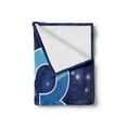 thumbnail image 2 of 13th Birthday Soft Flannel Fleece Throw Blanket, 13 Polygonal Effect Emblem on Dark Blue Backdrop and Stars, Cozy Plush for Indoor and Outdoor Use, 50" x 60", Dark Blue Pale Blue, by Ambesonne, 2 of 6