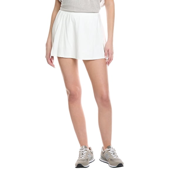 SPLITS59 Women's Venus High Waist Rigor Skort, White, M