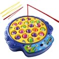 thumbnail image 1 of Kids Fishing Game Fun Toy Set,with 3 switches,4 Non-magnetic Fishing Pole,Game Board Fishpond, 1 of 5