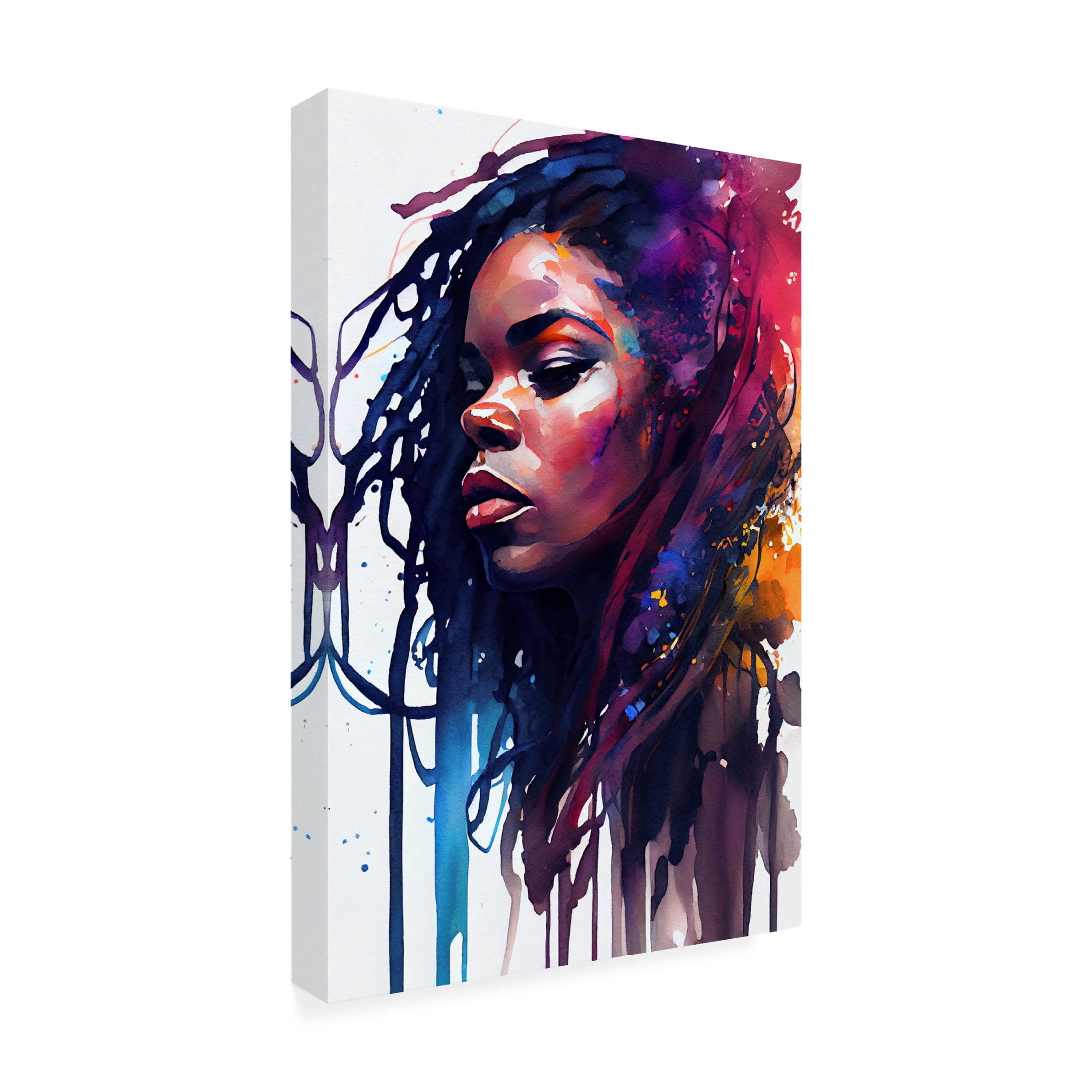 Canvas Wall Art - Sasha 'Rise IV' Wall Art for Living Room, Bedroom, or Office Décor by Trademark Fine Art - 12 x 19 Inches