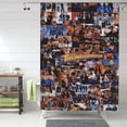 thumbnail image 6 of Shower Curtain Cartoon Art Bath Shower Curtains with 12 Hooks, Waterproof Washable Polyester Bathroom Home Decor Set 60x72 Inch Iron, 6 of 8