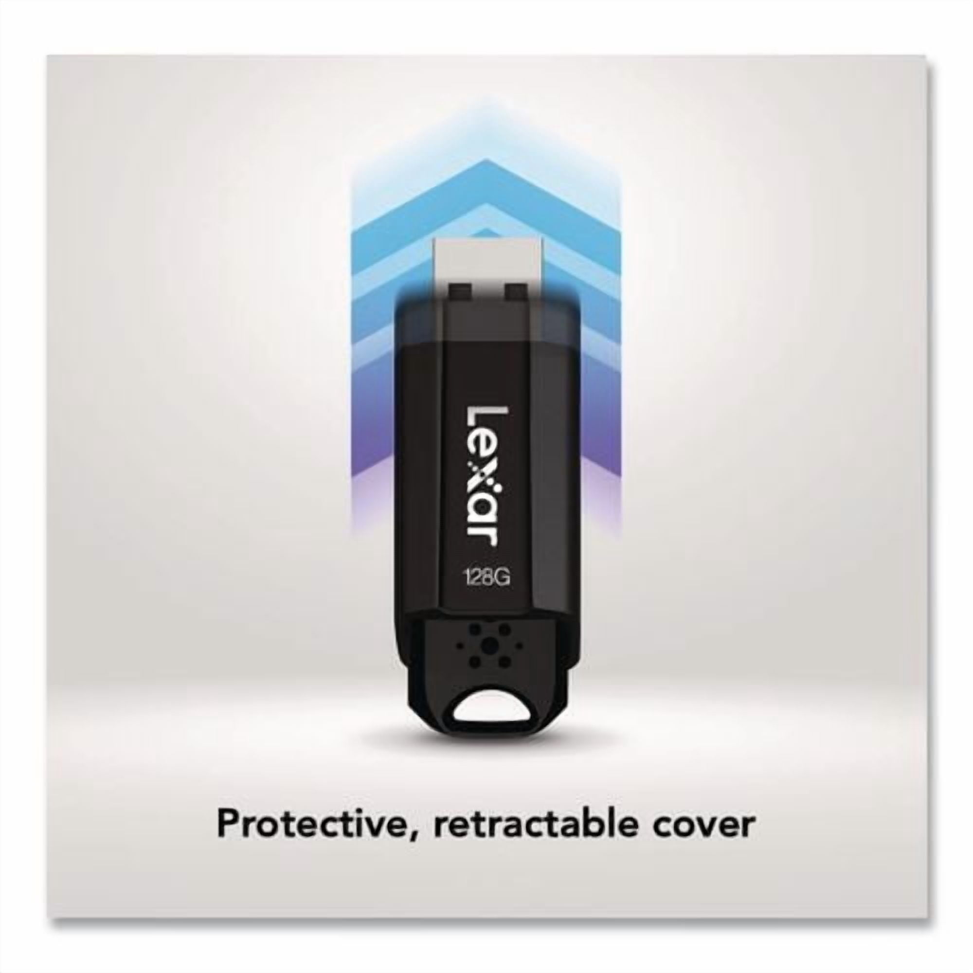 S803.1 USB Flash Drive, 128 GB, Black | Bundle of 2