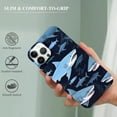 thumbnail image 2 of COMIO iPhone 15 Shark Blue Ocean Case Sharks Lover Case, 2 of 4