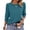20# Blue, variant on 3/4 Sleeve Tops Womens with Buttons Dressy Casual Blouses Summer Beach Vacation Plus Size Spring Clothes Black M