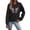 Black, variant on Sweatshirts for Women Butterfly Graphic Long Sleeve Crew Neck Casual Athletic Hoodie Tops Pink