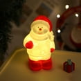 thumbnail image 6 of KOYPTL Christmas Night Light Collectible Figurines,Santa Warm Light Lanterns for Bedroom Bedside Lamp Ambient Light LED Candle Light Christmas Tabletop Decoration,Gift for Christmas Stocking Stuffers, 6 of 8