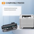 thumbnail image 2 of Cartucho de tóner negro CE505A 05A Cool Toner, paquete de 4, compatible con HP P2035 y P2055DN, 2 of 6