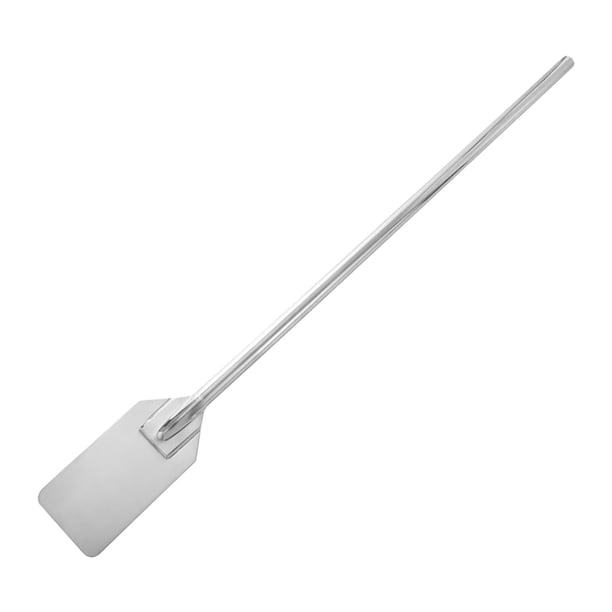 Paleta de mezcla de acero inoxidable, cuchara de paleta extra larga, 32 "para cocinar, paleta de revocación plana para cangrejos, hervir crawfish