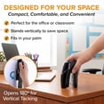 thumbnail image 3 of Bostitch Office Heavy Duty Stapler, 40 Sheet Capacity, No Jam, Half Strip, For Classroom, Office or Desk, Black, 3 of 6