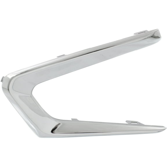 Front Bumper Trim Compatible with CHEVROLET MALIBU 2016-2018 Right Passenger Side Chrome L/LS Models