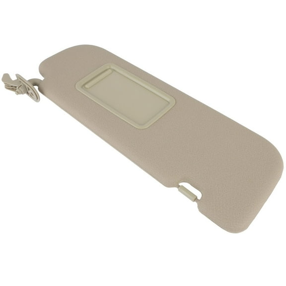 cciyu Right Passenger Side Sun Visor fit for 2011-2015 for Hyundai Elantra Beige without Sunroof Sun Visor Replaces 852103X000TX