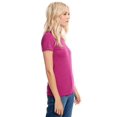 thumbnail image 3 of Next Level Tshirt 6610 Basic Women's Junior Fit The CVC Crew, 3 of 3