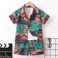 thumbnail image 2 of NIEWTR Toddler Boys Girls Clothes Set Short Sleeve T-shirt Top Pocket Elastic Shorts 2Pcs Outfits Set For 18-24 Months 2t 3t 4t 5t 6t Children's Day Gift 2PCS Set ,5-6 Years, 2 of 9