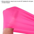 thumbnail image 4 of Unique Bargains Silicone Swim Caps Unisex NonSlip Pool Caps Waterproof Swimming Hats Rose Red Blue 2 Pack, 4 of 5