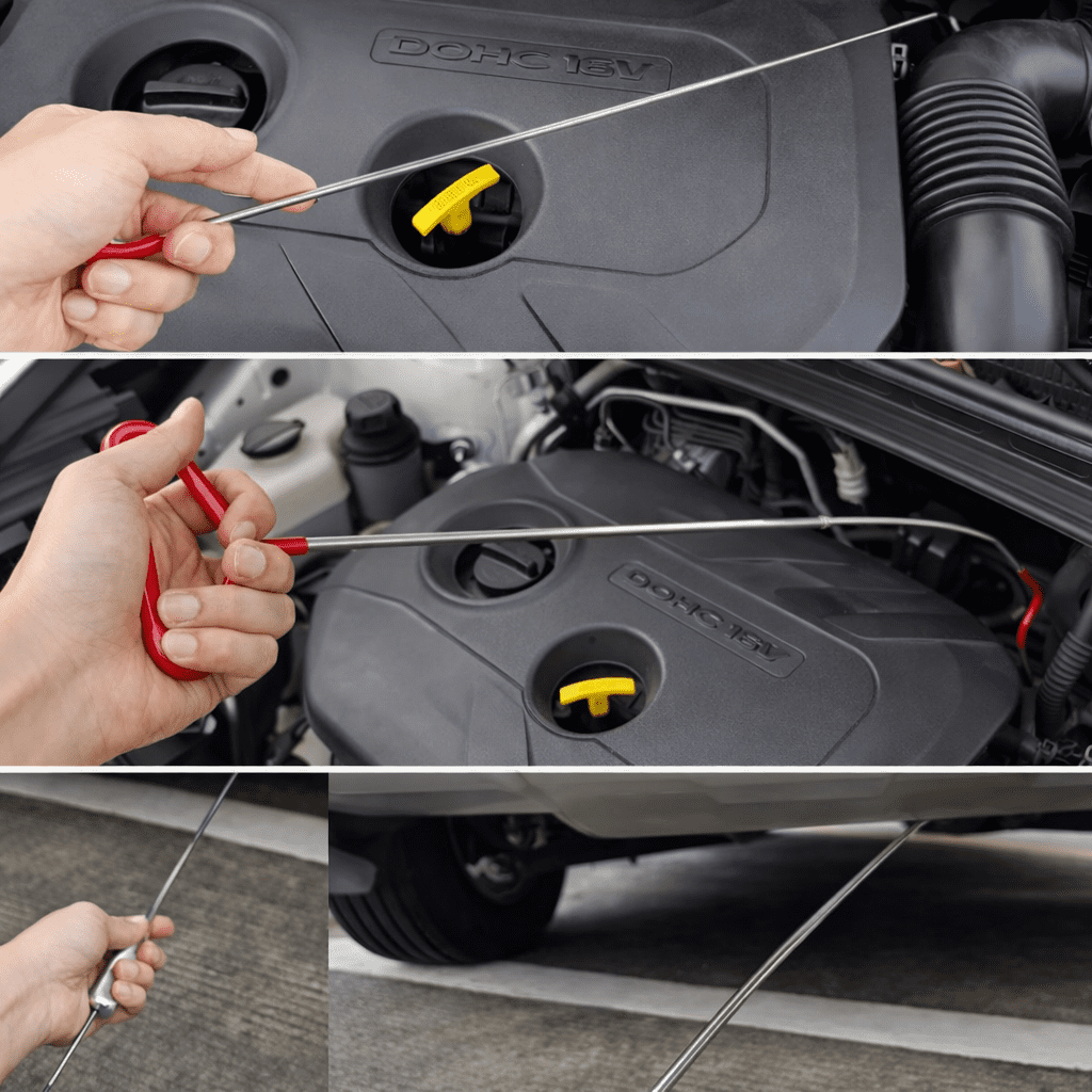 Automotive Access Tool Kit Long Reach Grabber Air Wedge Set Interior Trim Removal Tools with Carrying Bag