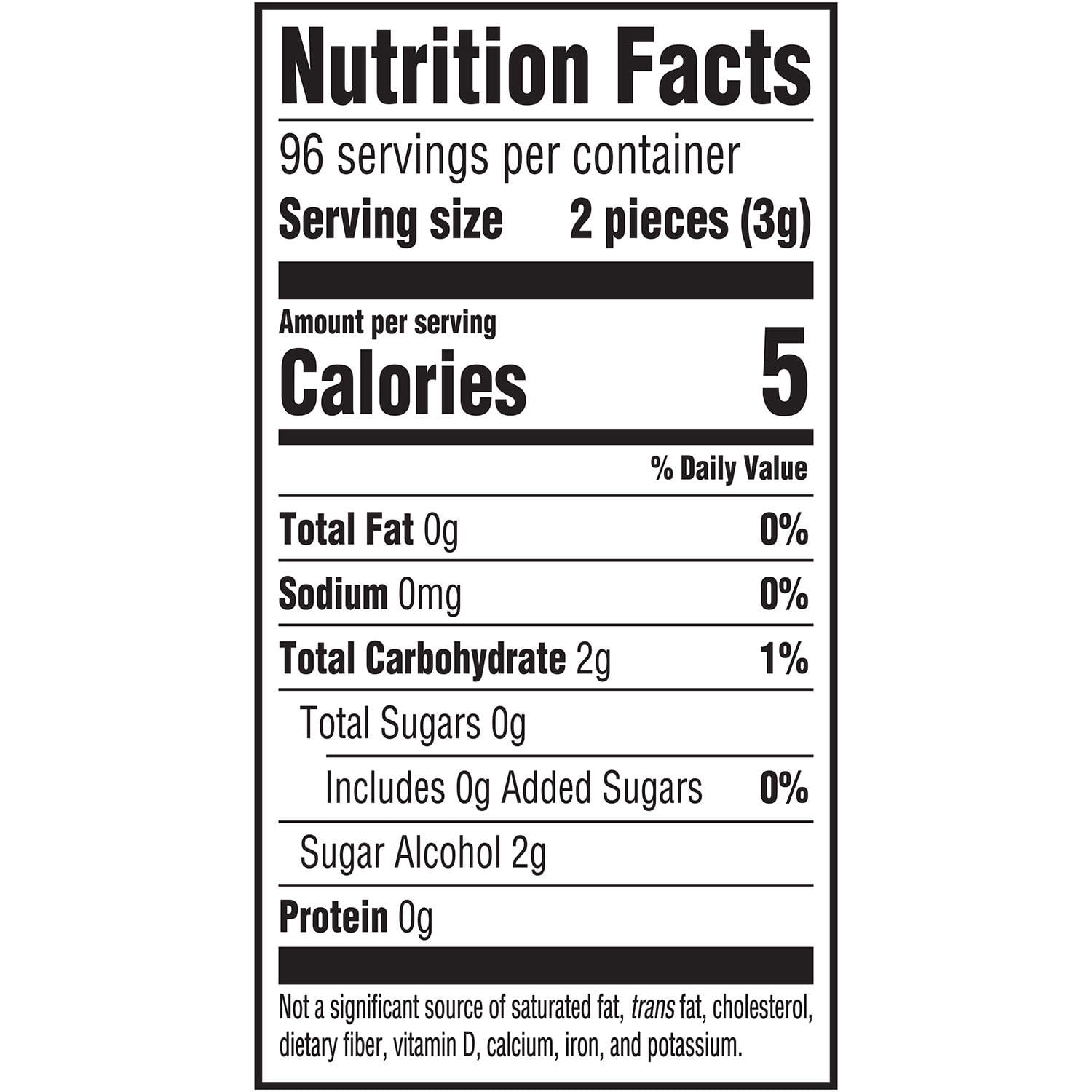 2 Pack | Dentyne Ice Sugar Free Gum, Peppermint, 16 Pieces, 12 ct
