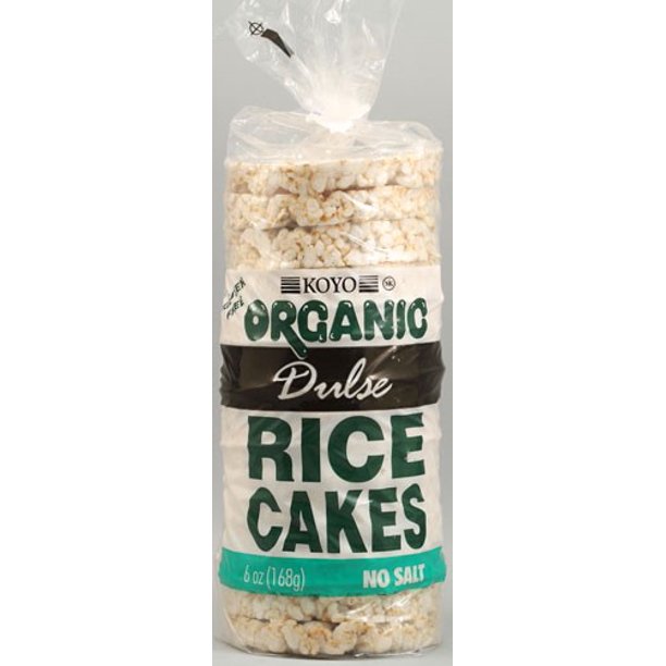 Koyo Organic Dulse Rice Cakes No Salt 6 Ounce