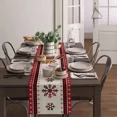 thumbnail image 4 of Mixed Color Watercolor Table Flag Tree Wheel Table Runner Dinosaur Hotel Holiday Party Family Kitchen Table Aesthetically r, 4 of 6
