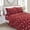 Burgundy Reindeer, variant on Elegant Comfort Luxury Soft Bed Sheets Holiday Pattern 1500 Thread Count Percale Egyptian Quality Softness Wrinkle and Fade Resistant (4-Piece) Bedding Set, Twin XL, SnowFlake-Gray