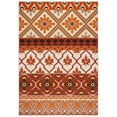 thumbnail image 7 of SAFAVIEH Veranda Dogon Geometric Indoor/Outdoor Runner Rug, Red/Beige, 2'3" x 6', 7 of 7