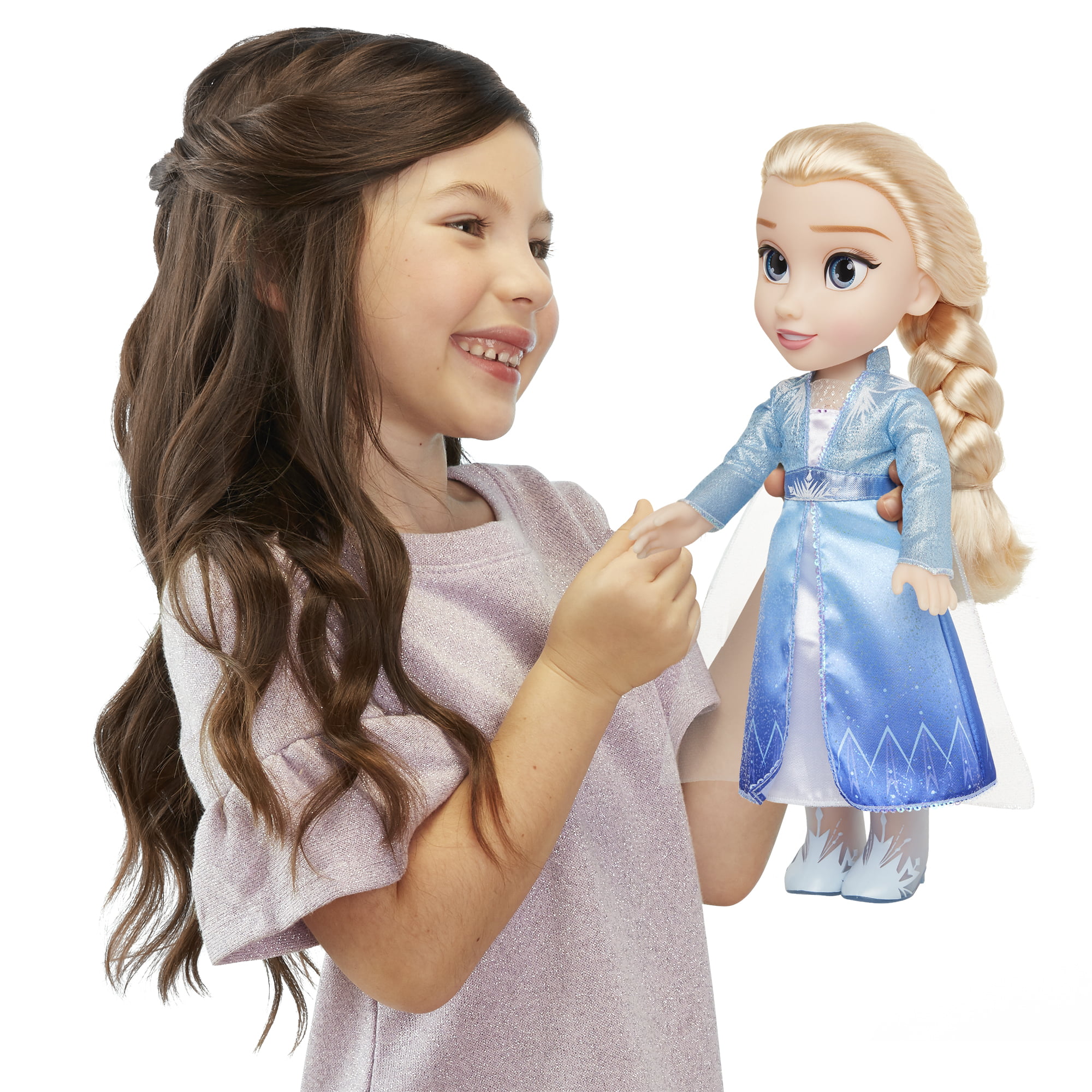 Disney Princess Anna And Elsa 14 Inch Singing Sisters Feature Fashion ...