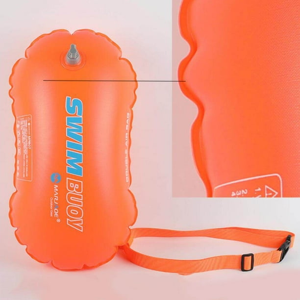 Inflatable Swimming Tow Float with Waist Belt Water Air Bag Swimming