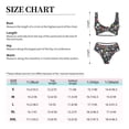 thumbnail image 4 of Kdxio Holiday Christmas Cookies Print Women's 2 Piece High Waisted Wrap Spaghetti Strap Summer Swimsuit Bikini Set-X-Large, 4 of 7