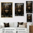thumbnail image 4 of Designart "Portrait of an Egyptian God" Egypt Floater Framed Canvas Print, 4 of 7