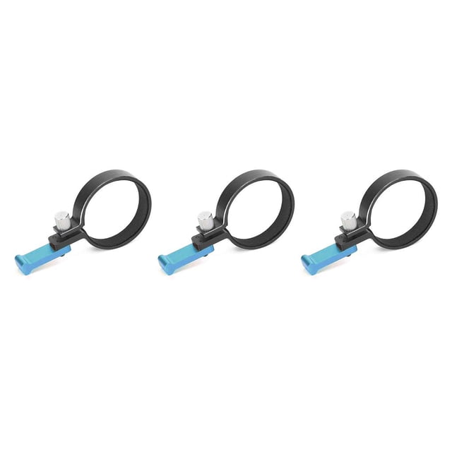 tredstone RC Crawler Car Steering Wheel Remote Control Transmitter Aluminum Alloy Trigger Toy Vehicle Controller One-Handed Adapter Blue 3Set
