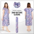 thumbnail image 5 of Utopia Care Women's Hospital Gown Soft Comfortable and Stylish Patient Gown, Small-Medium, Blue Bubblegum, 5 of 9