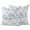 Blue White, variant on 2 Pack Outdoor Waterproof Throw Pillow Covers,Farm Hydrangea Flower Blue Decorative Square Pillow Case Patio Pillowcases for Chair Couch Sofa 16x16in