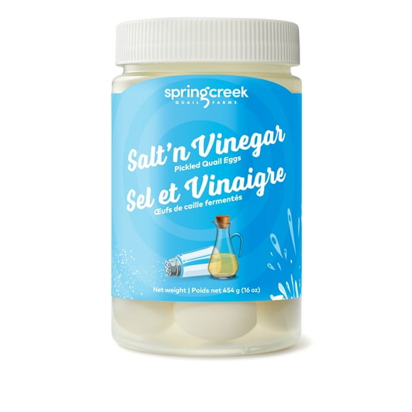 Salt N Vinegar Pickled Quail Eggs