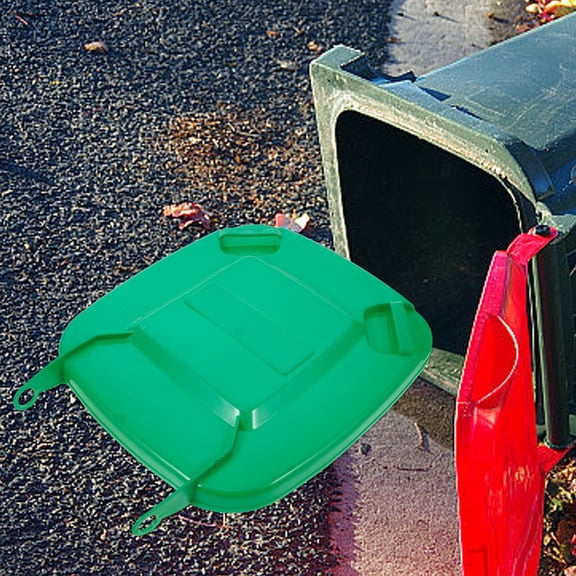 ACDANC Replacement Plastic Lid For Outdoors Trash Can Large Capacity Garden Trash Can Cover Accessory Plastic Lid For Garbage Bin Large Plastic Lid Replacement
