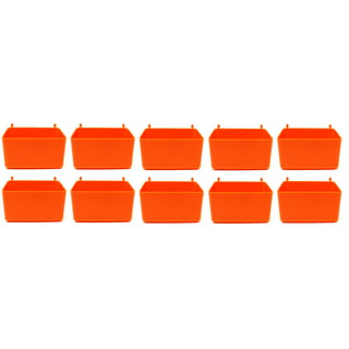 Uxcell 4 Inch Plastic Pegboard Hooks Fits 1/4 Inch Holes Pegboards