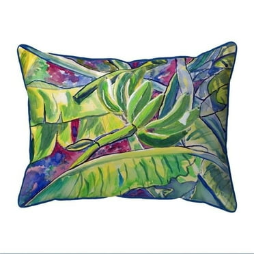 Betsy Drake SN287 11 x 14 in. Bananas Small Indoor & Outdoor Pillow