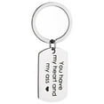 thumbnail image 2 of Isvgxsz To My Man Keychain Gifts for Him, Birthday Valentine's Day Chrismas Anniversary Jewelry for Husband Boyfriend from Wife Girlfriend, Engagement Gift for Fiance, 2 of 6