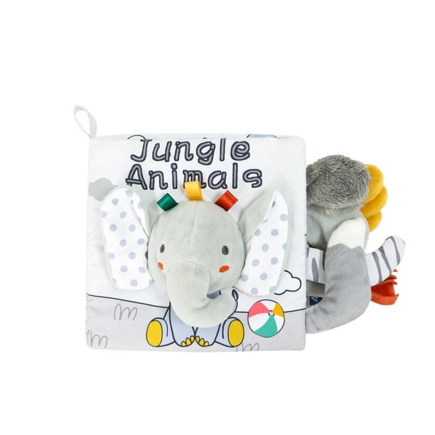 Sonajero De Peluche Para Bebé, Sonajero De Peluche Suave Con Sonido, Anillo Agitador Blanco Y Negro, Juguet De Darrollo Con Agarre Manual De 0 A 12 M - AliExprs