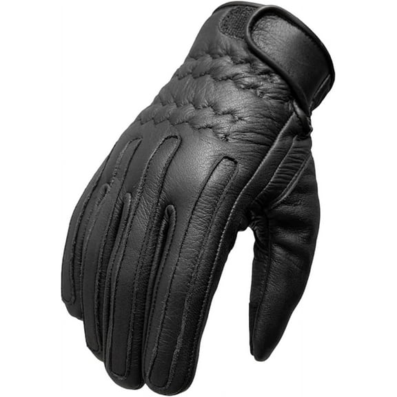 First Mfg Co - Razorback - Men's Motorcycle Gloves - Leather - Black - 2X Large