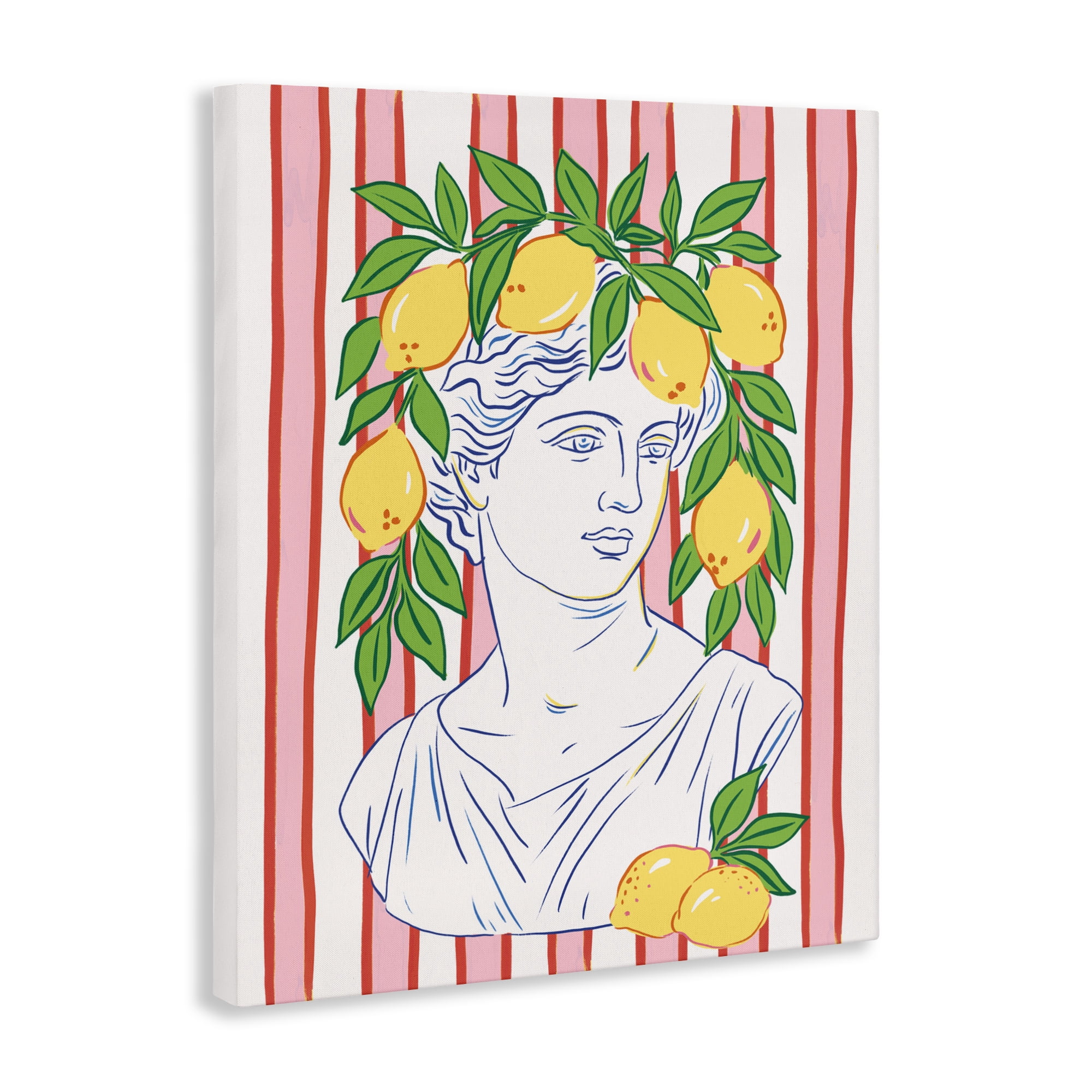 Stupell Industries La Limona Sculpture Face Canvas Wall Art, design by Radhika Modi