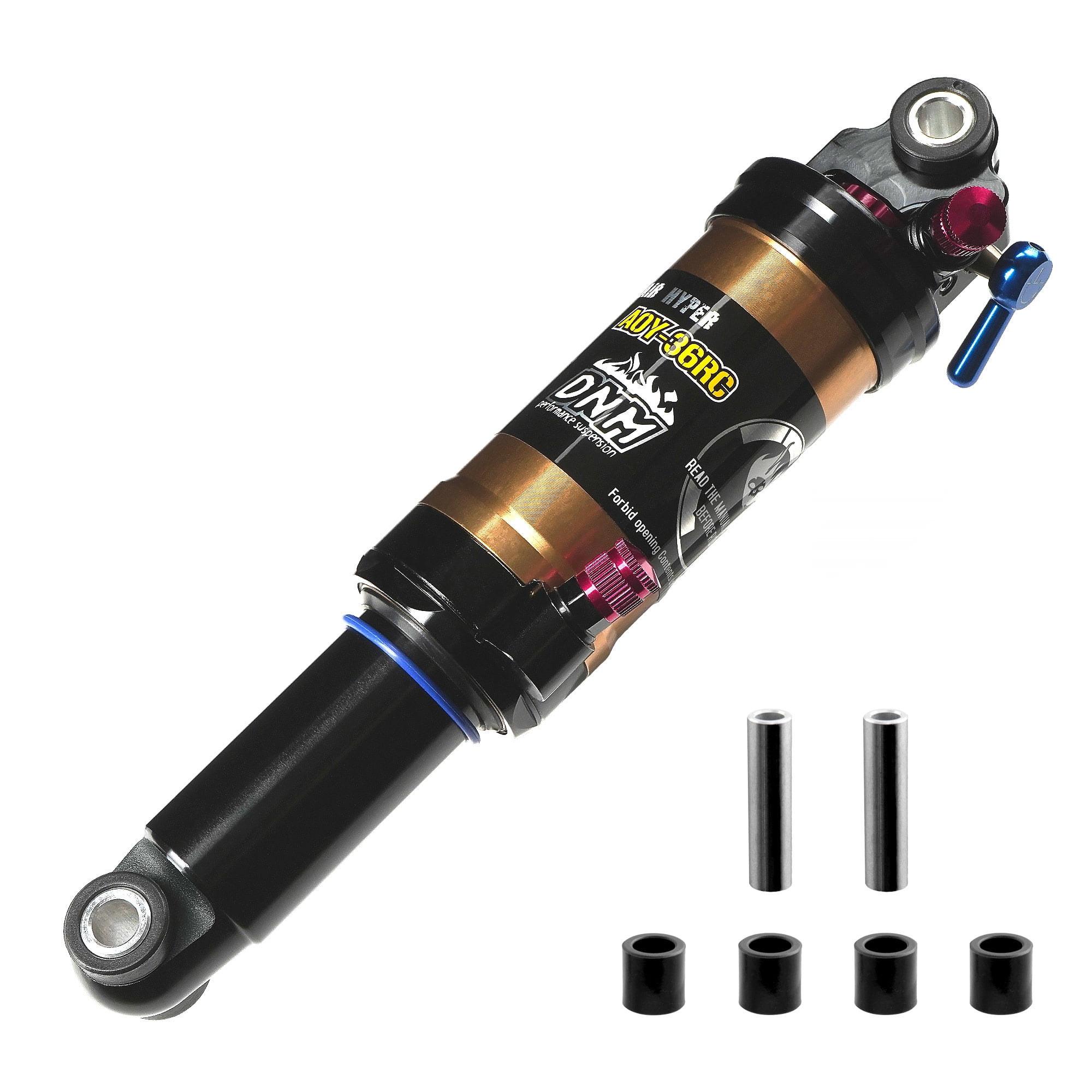 DNM Mountain Bike Air Rear Shock With Lockout 165 190 or 200mm