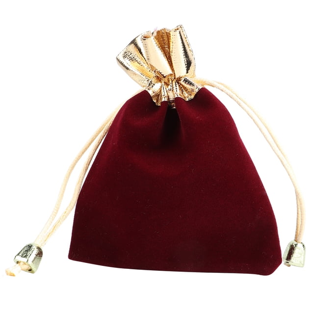 Bolsa de joyería, 25 piezas con cordón para regalo, soporte para joyería, bolsillo con cordón para joyería, hecho a medida para la perfección