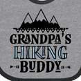 thumbnail image 4 of Inktastic Grandpa Hiking Buddy Hiker Boys Baby Bib, 4 of 4