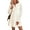 White, variant on PRETTYGARDEN Women's Long Sleeve Mini Dress Spring V Neck Hollow Out Eyelet Embroidery Ruffle A Line Swing Short Dresses